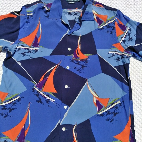 vintage ralph lauren hawaiian shirt